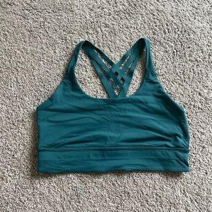 Lululemon Teal Bra Tank Top Size 12